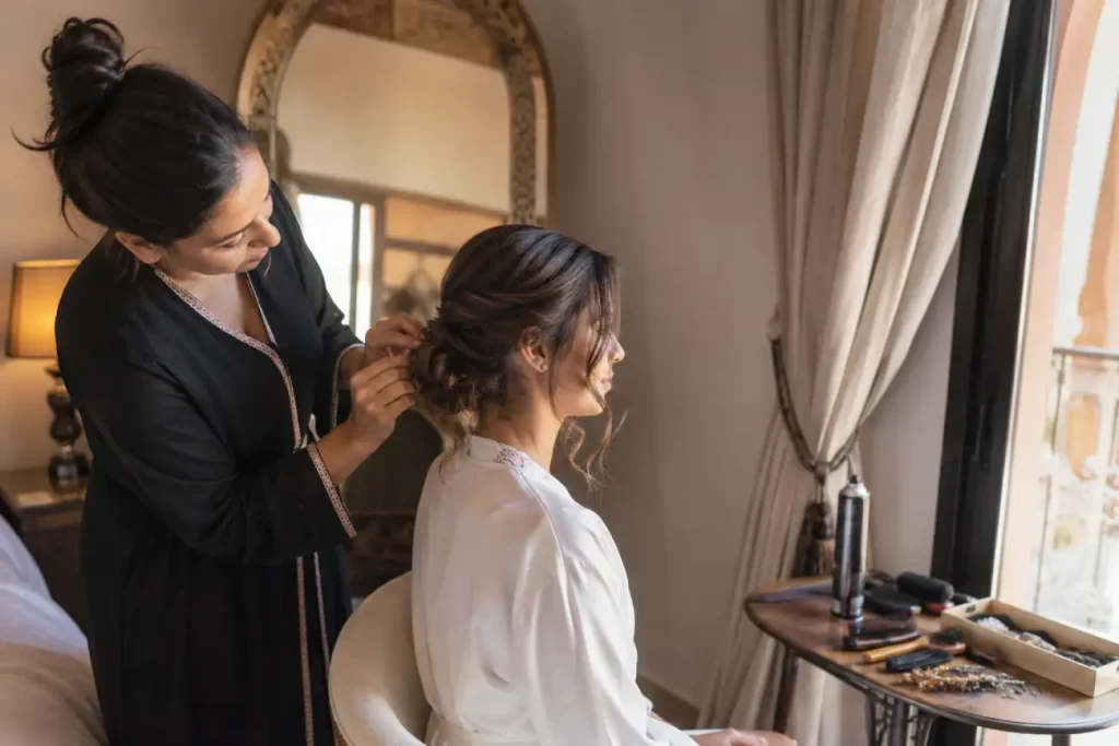 Coiffure événement à Marrakech