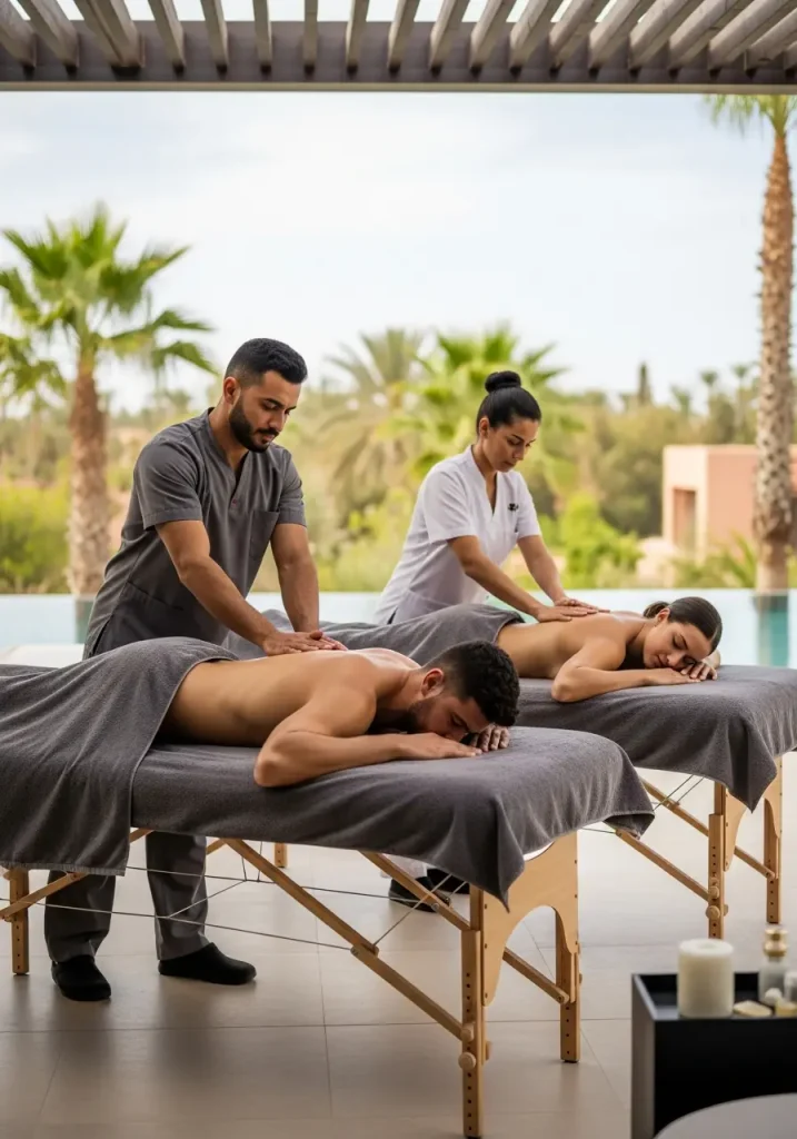 Massage Duo à Domicile Marrakech _ Une Parenthèse de Complicité