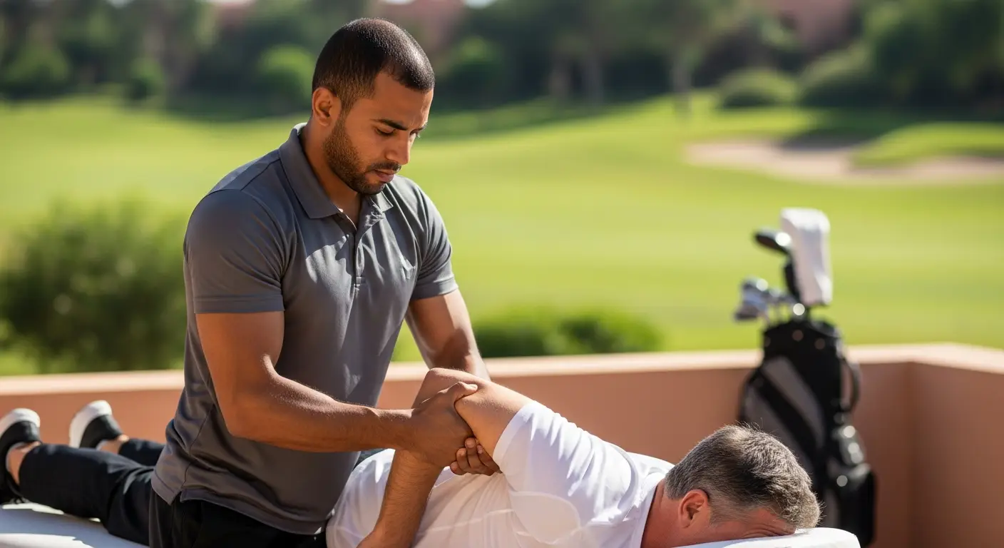 Massage Sportif à Domicile Marrakech _ Récupération Musculaire & Performance