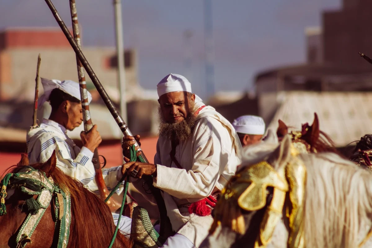 Moroccan Tbourida art