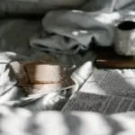 Relaxing bedroom scene